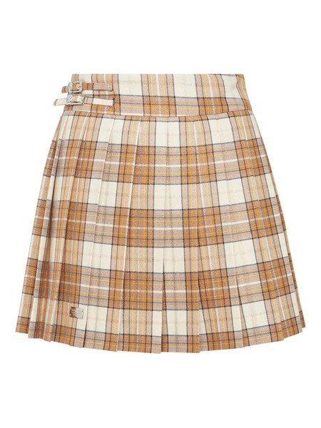  Philipp Plein Flame Mini Skirt - Brown 