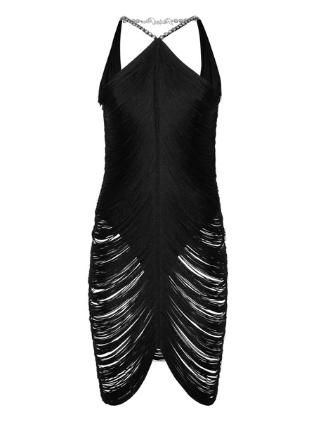  Philipp Plein Fragnes Mini Dress - Black 
