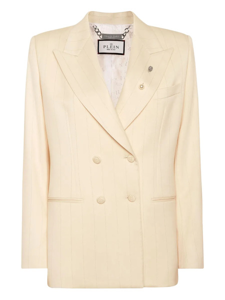  Philipp Plein gold Fit Blazer - Neutrals 