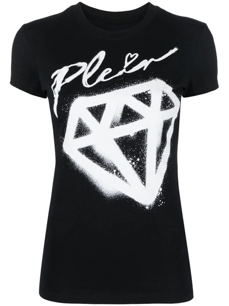  Philipp Plein Graffiti Logo-print T-shirt - Black 