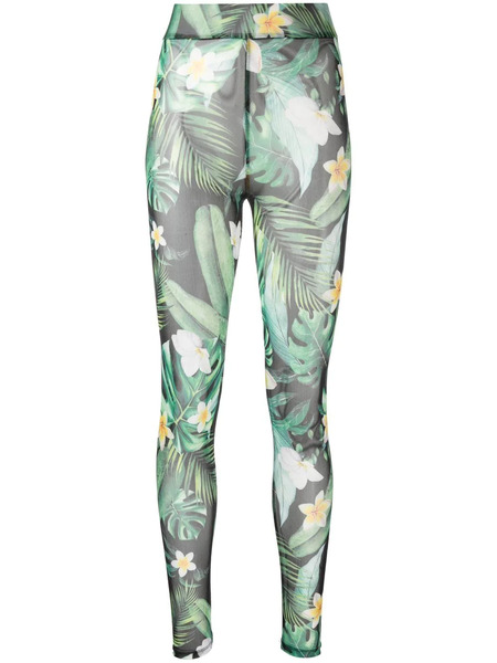  Philipp Plein Graphic-print Leggings - Black 