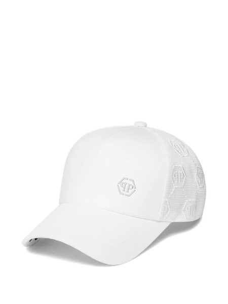  Philipp Plein Hexagon Baseball Cap - White 