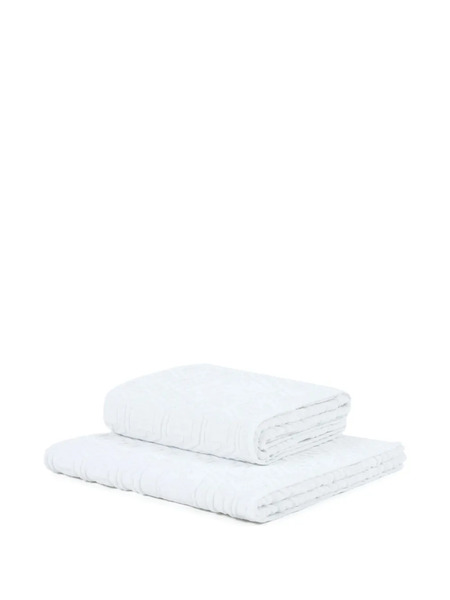 Philipp Plein Hexagon Guest Towel Set (set Of Two) - White 