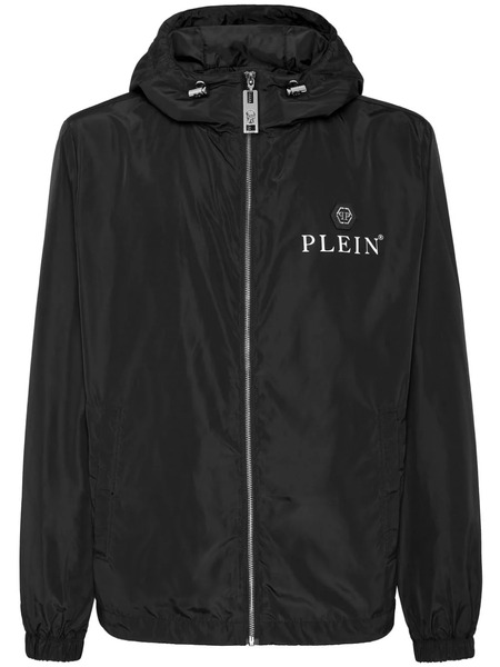  Philipp Plein Hexagon Hooded Jacket - Black 