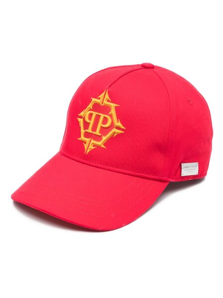  Philipp Plein Hexagon Logo-embroidered Baseball Cap 