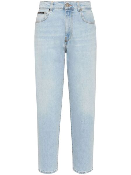  Philipp Plein High-rise Straight-leg Jeans - Blue 