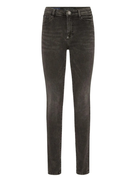  Philipp Plein High-waisted Skinny Jeans - Grey 