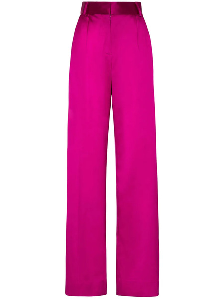  Philipp Plein High-waisted Wide-leg Trousers - Pink 