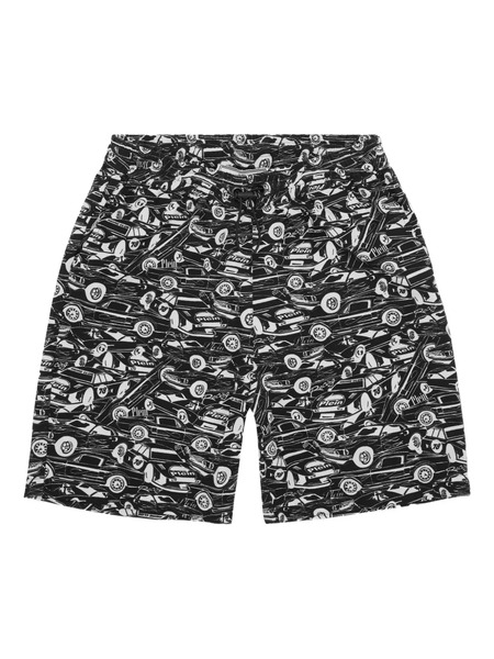  Philipp Plein Junior Cars Racing Shorts - Black 