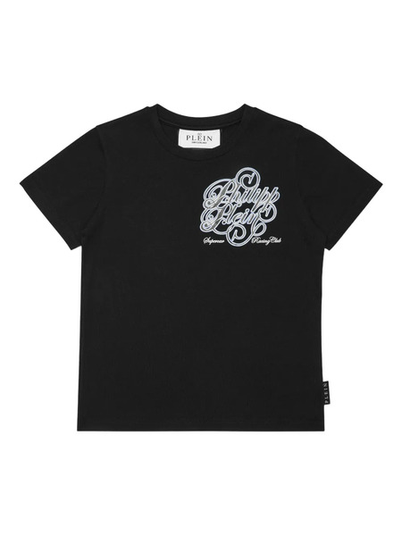  Philipp Plein Junior Cotton T-shirt - Black 