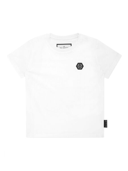  Philipp Plein Junior Gothic Plein T-shirt - White 