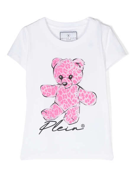  Philipp Plein Junior Graphic-print Short-sleeve T-shirt - White 