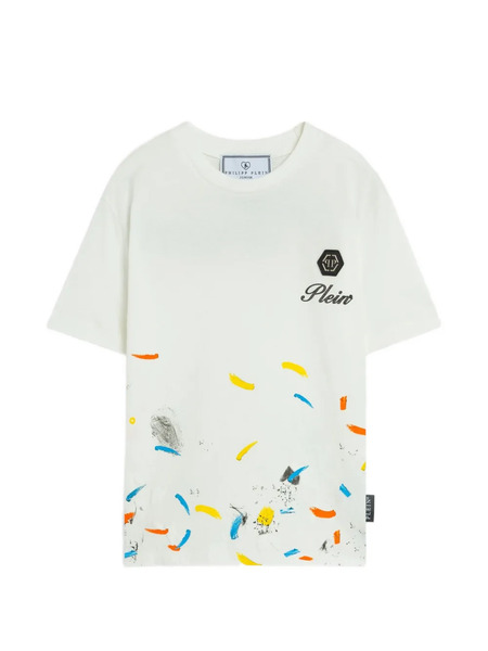  Philipp Plein Junior Graphic Print T-shirt - White 