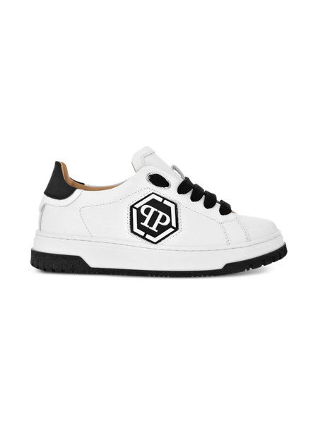  Philipp Plein Junior Hexagon Low-top Sneakers - White 