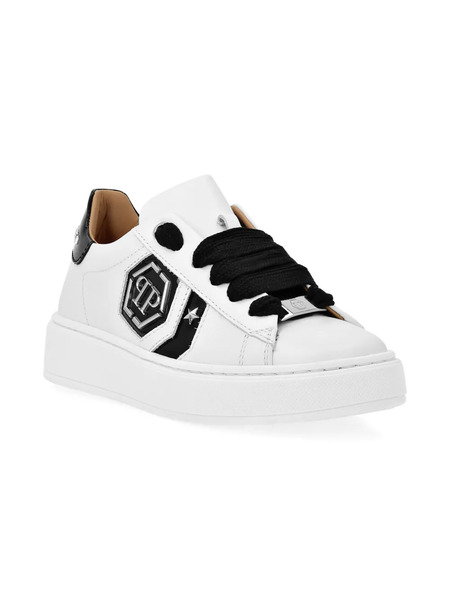  Philipp Plein Junior Hexagon Low-top Sneakers - White 