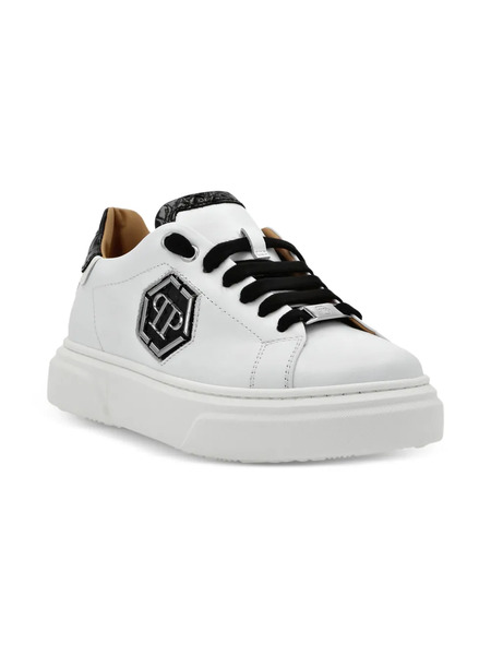  Philipp Plein Junior Hexagon Low-top Sneakers - White 