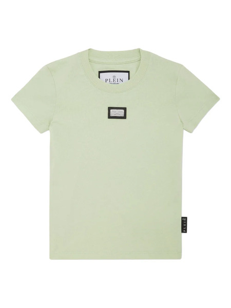  Philipp Plein Junior Logo-plaque T-shirt - Pink 