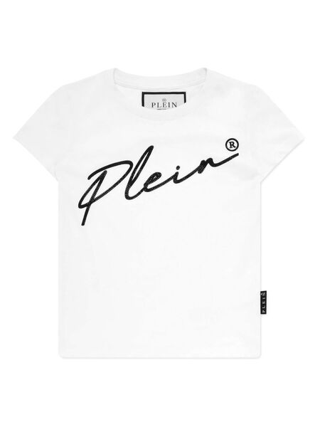  Philipp Plein Junior Logo-print T-shirt - White 