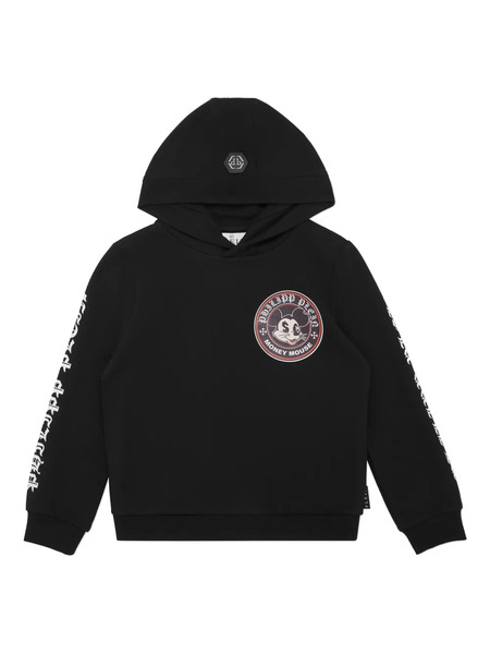  Philipp Plein Junior Money Mouse Hoodie - Black 