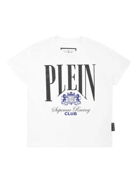  Philipp Plein Junior Racing Club Jersey T-shirt - White 