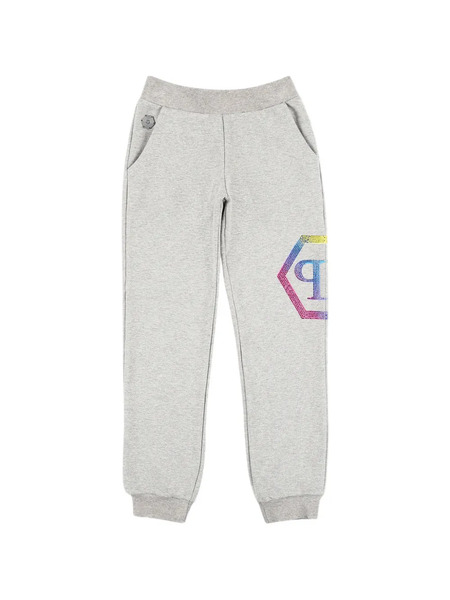  Philipp Plein Junior Rhinestone Jogging Trousers - Grey 