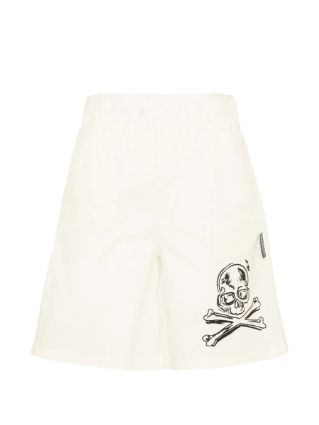  Philipp Plein Junior Skull-print Shorts - White 