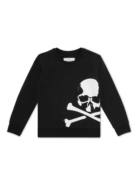  Philipp Plein Junior Skull&bones Sweatshirt - Black 