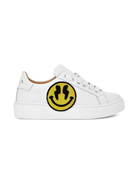  Philipp Plein Junior Smile Low-top Sneakers - White 