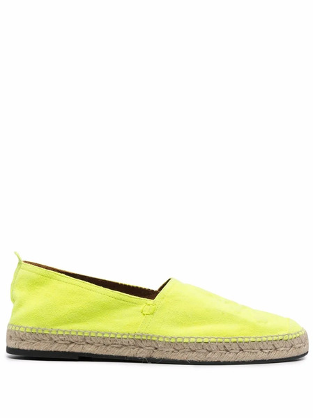  Philipp Plein Leather Espadrilles - Yellow 