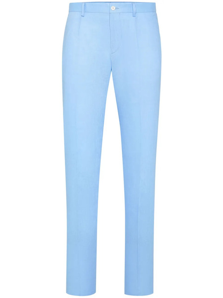  Philipp Plein Linen Tailored Trousers - Brown 