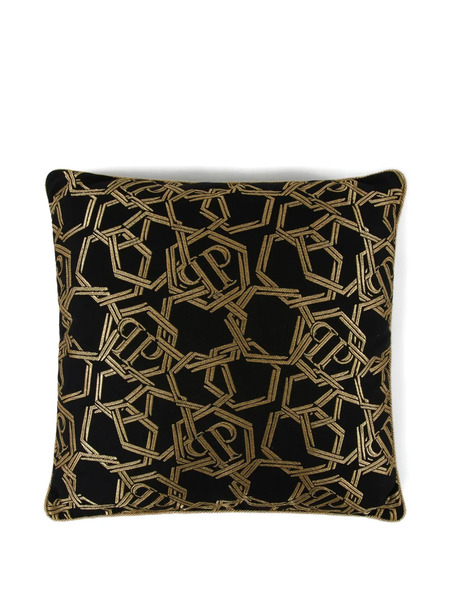  Philipp Plein Logo Chains Cushion - Black 