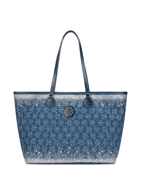  Philipp Plein Logo-detail Tote Bag - Blue 