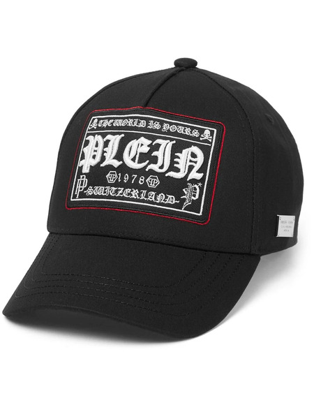  Philipp Plein Logo-embroidered Cap - Black 