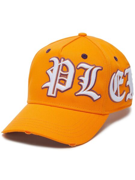  Philipp Plein Logo-embroidered Cotton Cap - Orange 