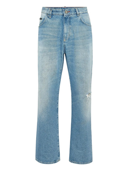  Philipp Plein Logo-patch Jeans - Blue 