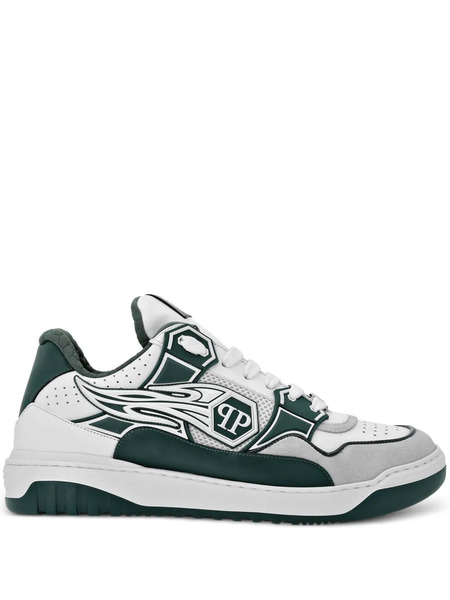  Philipp Plein Logo-patch Low-top Sneakers - White 