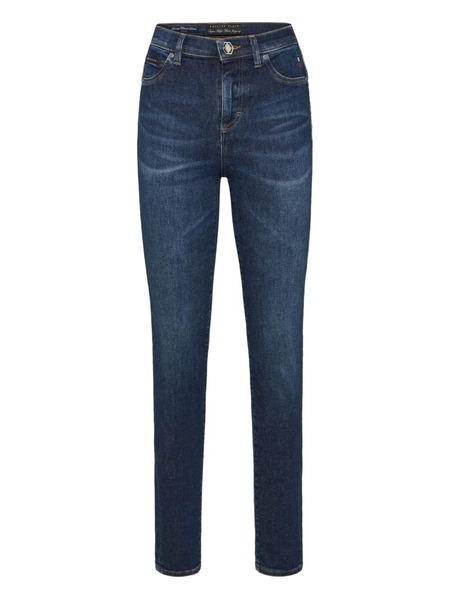  Philipp Plein Logo-plaque Jeans - Blue 