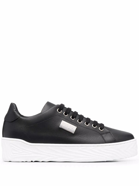  Philipp Plein Logo-plaque Low-top Sneakers - Black 