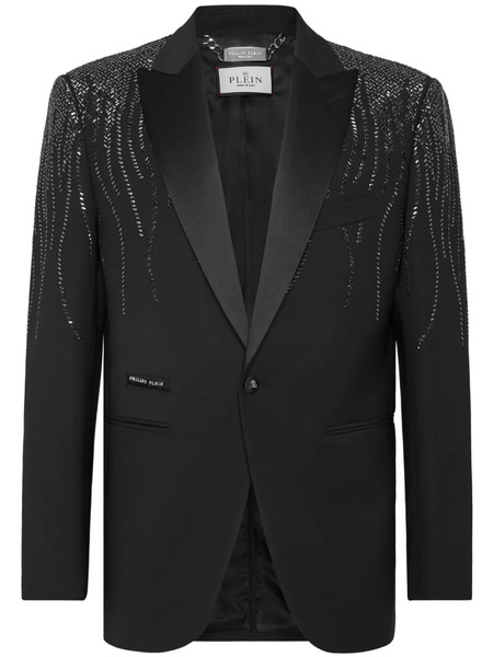  Philipp Plein Lord Beaded Blazer - Black 