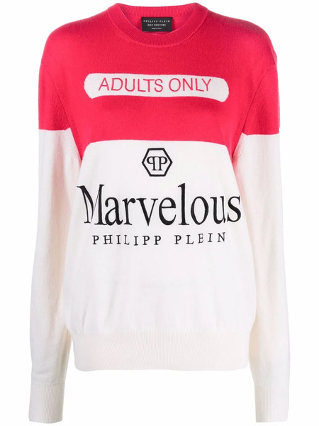  Philipp Plein Marvelous Cashmere Jumper - Red 