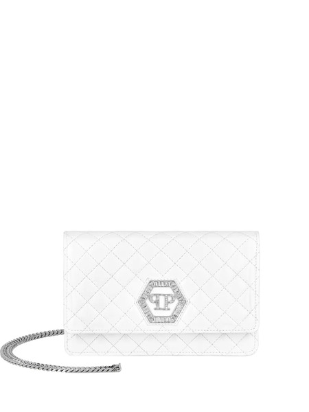  Philipp Plein Matelassé Shoulder Bag - White 