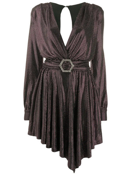  Philipp Plein Metallic Dress - Pink 