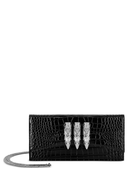 Philipp Plein Mini Calf-leather Clutch - Black 
