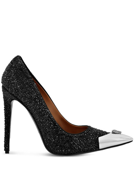  Philipp Plein Mix Strass Pumps - Black 