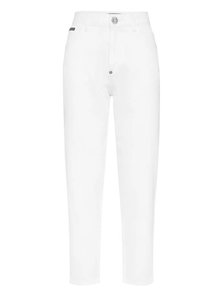  Philipp Plein Mom Fit Jeans - White 