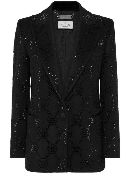 Philipp Plein Monogram Blazer - Black 