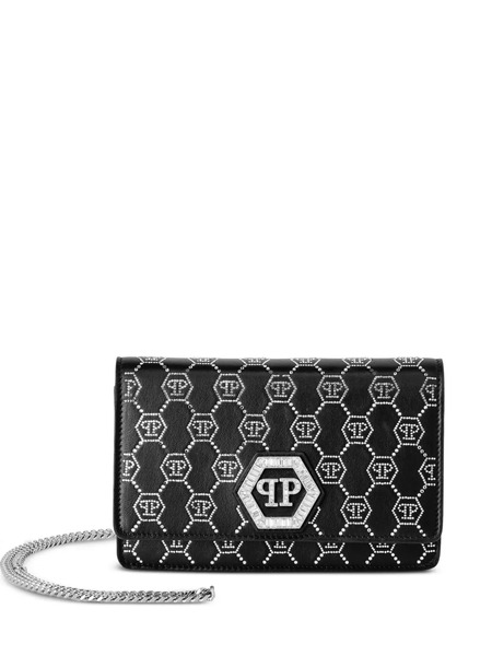  Philipp Plein Monogram Chain-strap Shoulder Bag - Black 