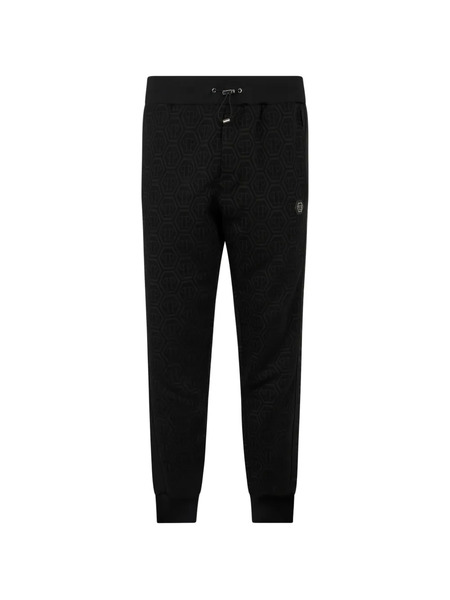  Philipp Plein Monogram Jogger Trousers - Black 