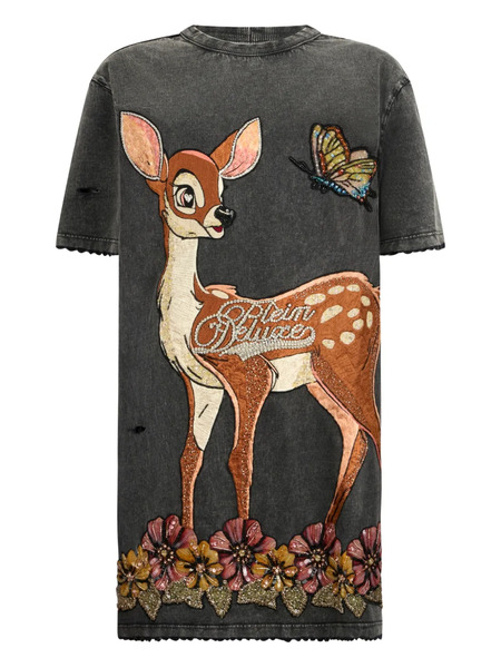  Philipp Plein Open-back Mini Dress - Grey 