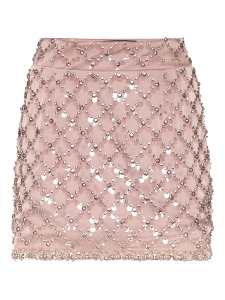  Philipp Plein Paillette-embellished Mini Skirt - Pink 